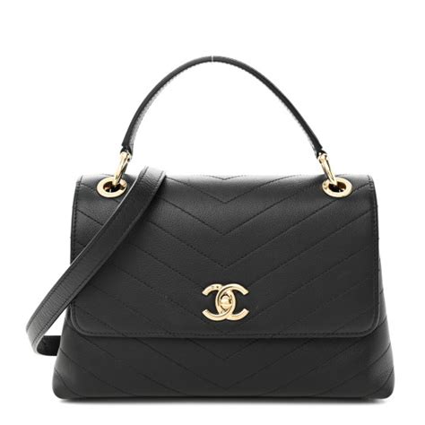 replica chanel grained calfskin|CHANEL Grained Calfskin Small Chevron Chic Top Handle Flap .